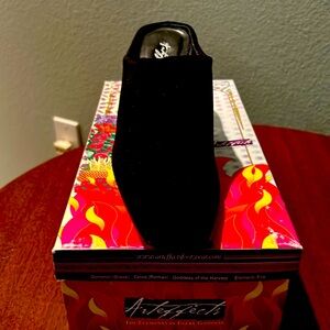 Clogs- Sold by Brighton Boutique, designer by Art Effects Stella, black suede